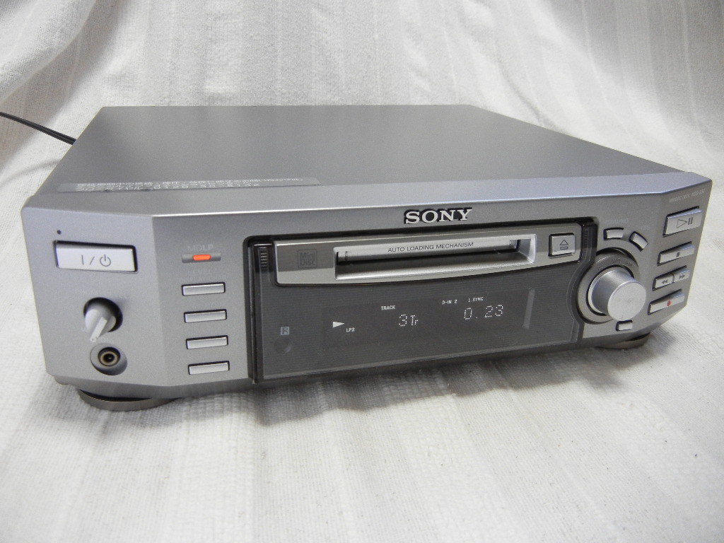 高音質 MDデッキ MDS-S50 SONY ソニー MDLP対応 録音再生OK SONY MDS-S50 MDLP対応 MDS-S50 SONY ソニー Recorder Player Good