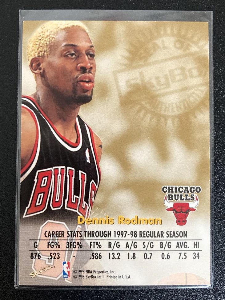 1998-99 SkyBox Autographics Dennis Rodman Auto デニスロドマン 直筆 
