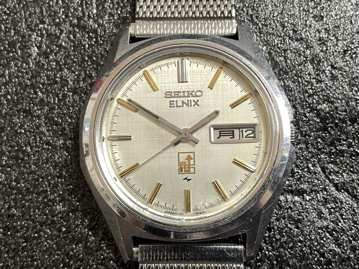 SEIKO ELNIX セイコー エルニクス 0703-7020 3針デイデイトQZ Seiko 