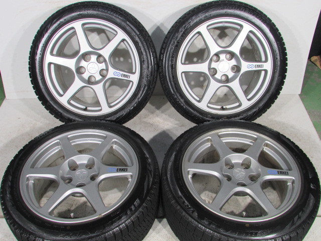 ☆三菱■ランサーエボリューションⅧ■ENKEI■235/45R17■114.3-5H/17-8J/+38■ブリヂストン■ブリザック■VRX2■ランエボ6.7.8.9.他流用等 三菱 ENKEI GALLERY｜ENKEI GSR(CT9A 純正ホイールOZ ランサーエボリューションIX
