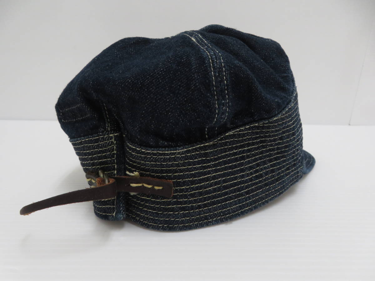 mf64) KAPITAL キャピタル 老人と海CAP キャップ 帽子 デニム ワーク