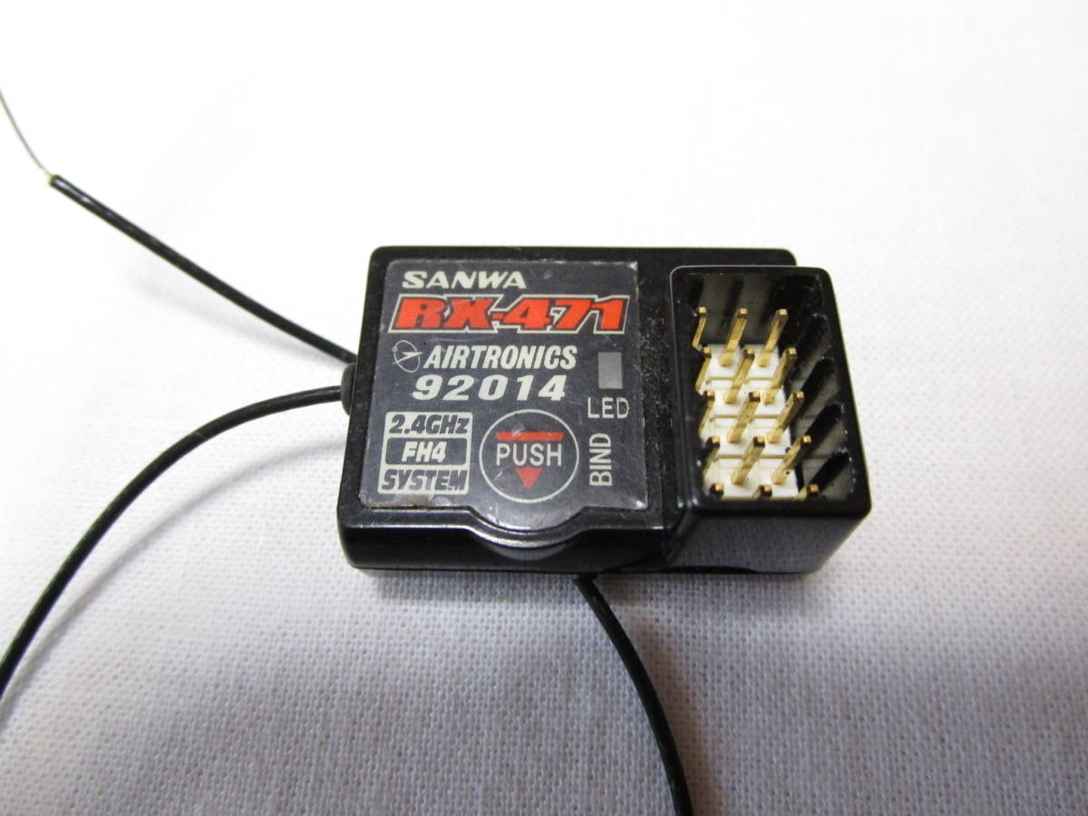 RX-471 サンワ 受信機 SANWA 2.4GHz - レシーバー メルカリ 中古品 SSR