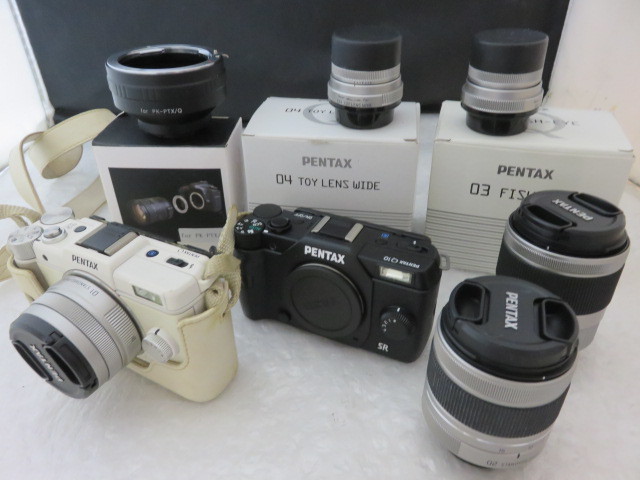 671☆ペンタックス Q10/Q/02 STANDARD ZOOM/06 TELEPHOTO ZOOM/04 TOY
