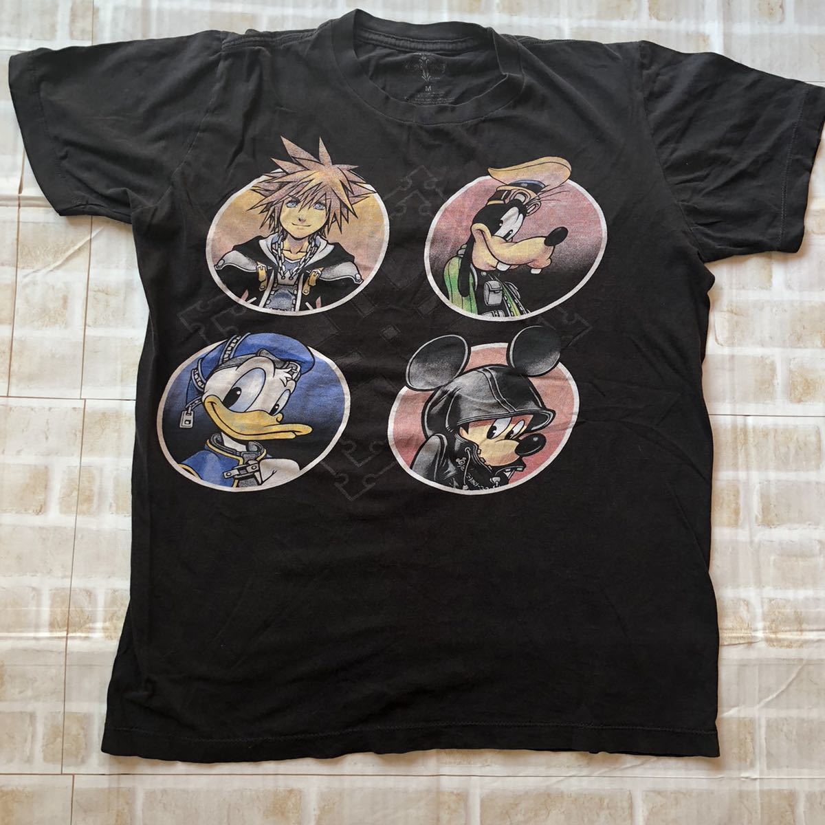 商品詳細（☆キングダムハーツ／ディズニー□Tシャツ/半袖/黒/M 