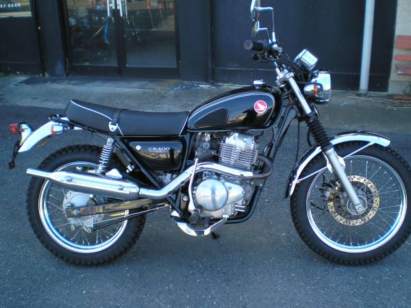 CB400SS 美車　車検長い　セル付き CB400SS セル付スクランブラー仕様、車検付(251cc-400cc)｜売買