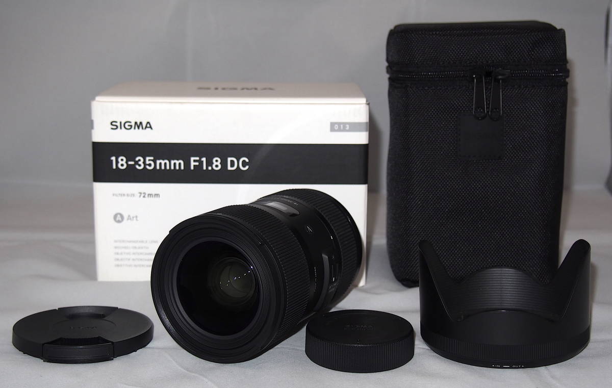 ☆美品☆ シグマ SIGMA 18-35mm F1.8 DC Art ニコン 用 付属品