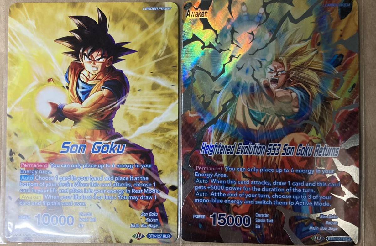 ドラゴンボール超 カードゲーム 海外 英語版 Bt9 Rlr 孫悟空 Heightened Evolution 超サイヤ人3 両面イラスト Foil Leader ドラゴンボール 売買されたオークション情報 Yahooの商品情報をアーカイブ公開 オークファン Aucfan Com
