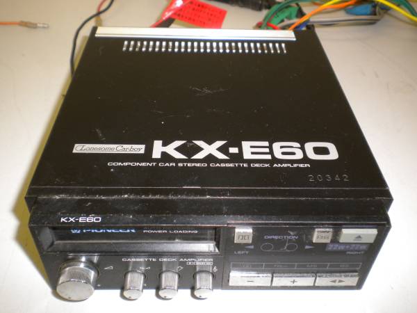 833 旧車 PIONEER KX-E60(BK) ロンサムカーボーイ(テープデッキ)｜売買 