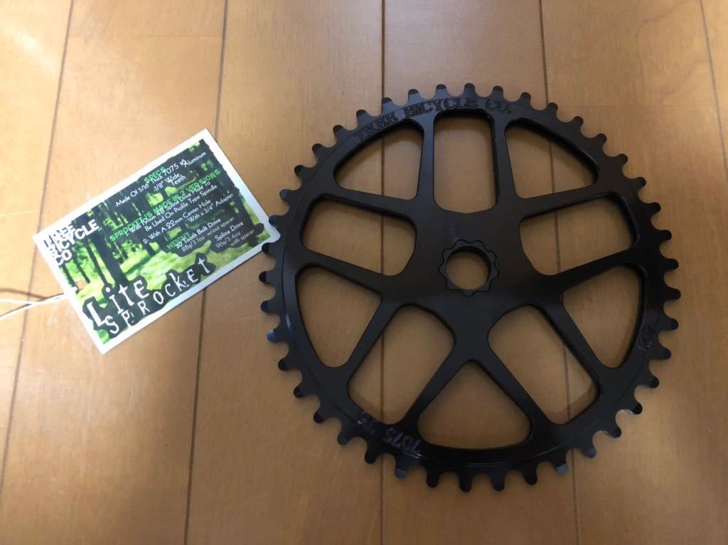 USA製 TREE BICYCLE CO. LITE SPROCKET 42T BLACK 19mm SPLINE DRIVE / MTB ピスト FGFS Brooklyn machine works PROFILE RACING