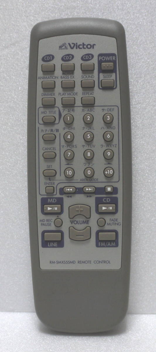 中古】(非常に良い)ビクター オーディオリモコン RM-SNXF5WMD Victor