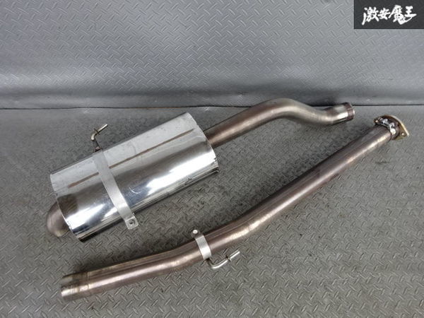 KTR Renault ルノー BF4 ルーテシア RS マニュアル マフラー ステンレス ダウンテール 訳有 棚1J21