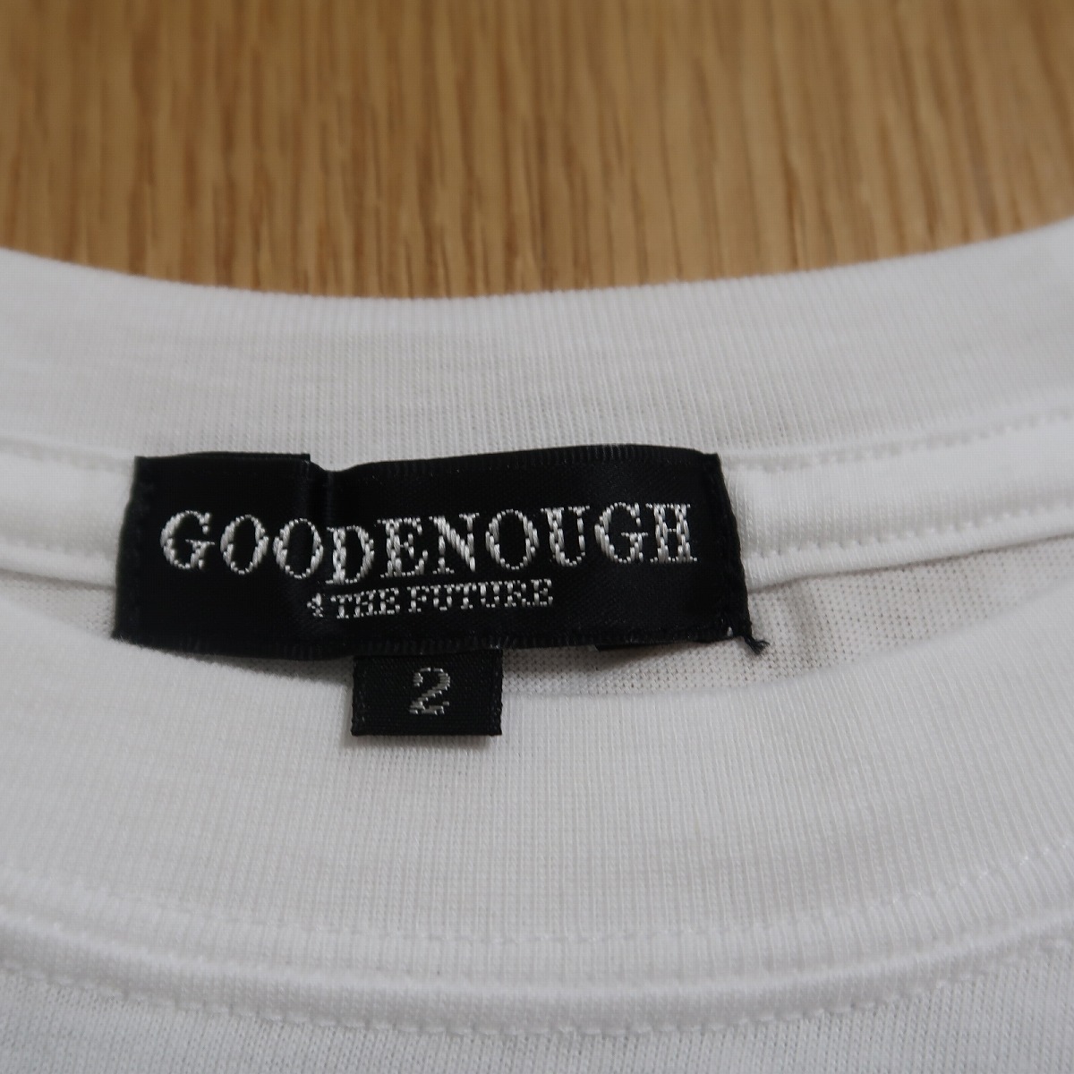 美品 GOODENOUGH Tシャツ 白 M 裏原 グッドイナフ ホワイト Fragment