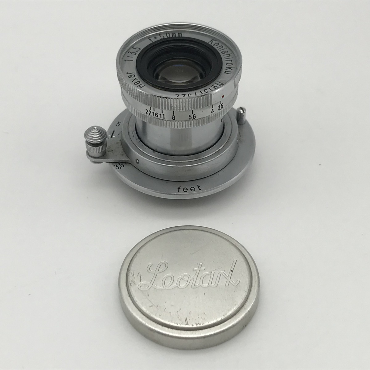 Hexar 50mm f3.5 Konishiroku Konica ヘキサー 小西六 コニカ L