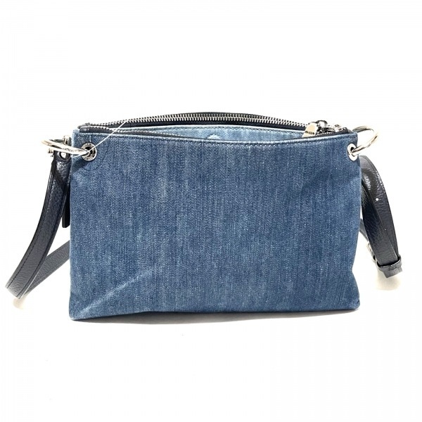 コーチ COACH ショルダーバッグ 91458 - デニム×レザー ネイビー 
