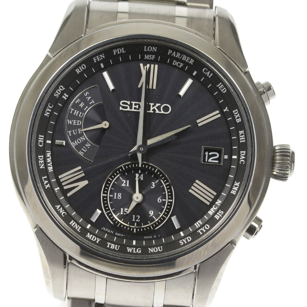 ☆美品★箱・保証書付き【SEIKO】セイコー ブライツ デイデイト SAGA309 ソーラー電波 メンズ
