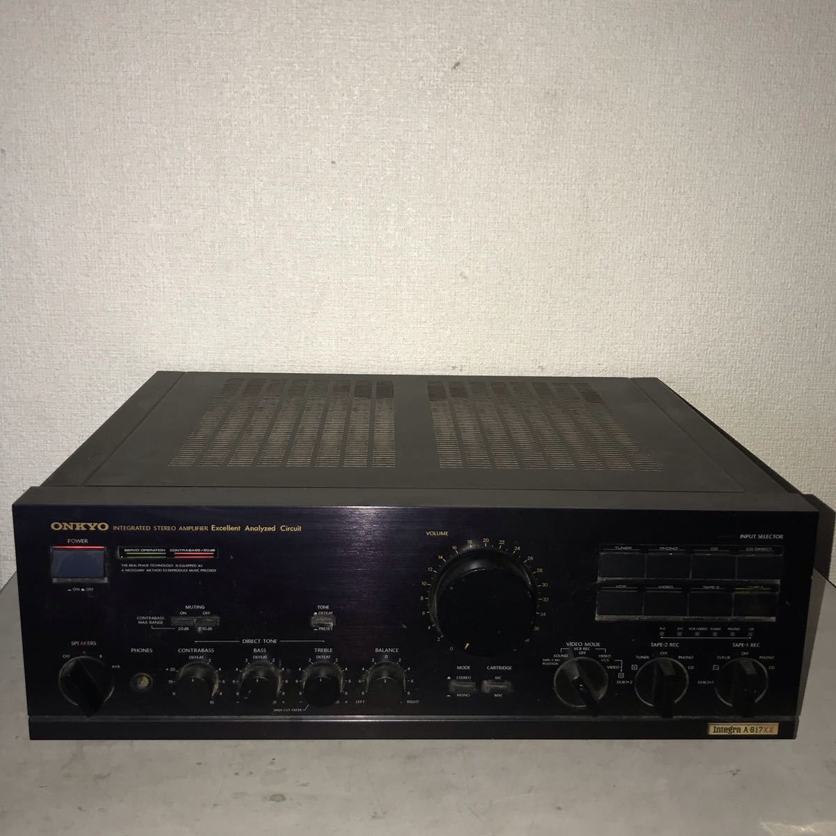 オンキョーONKYO Integra A-817XX プリメインアンプ Integra ONKYO A