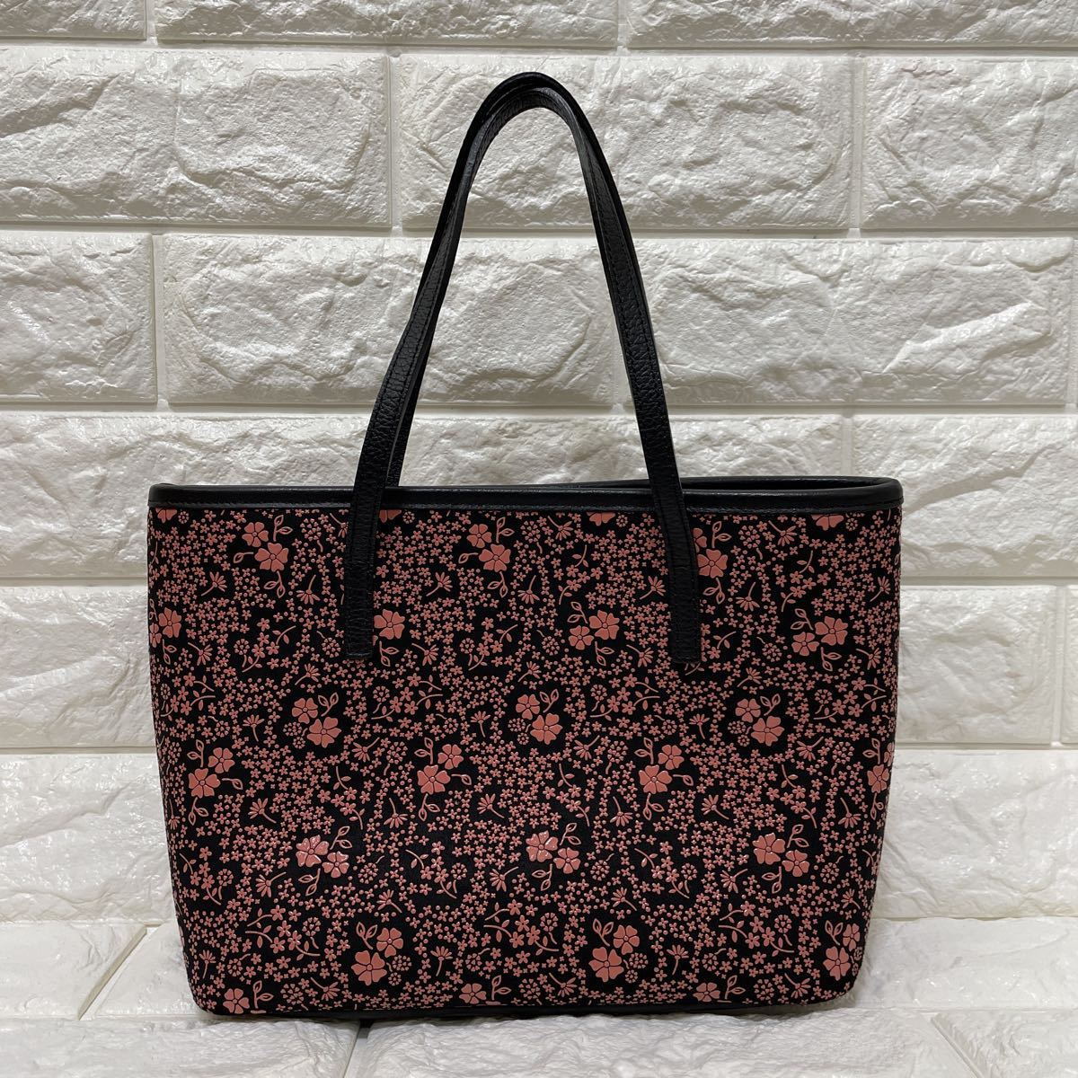 1円～ 超美品 印傳屋 INDEN-YA 鹿革 漆 トートバッグ ハンドバッグ 