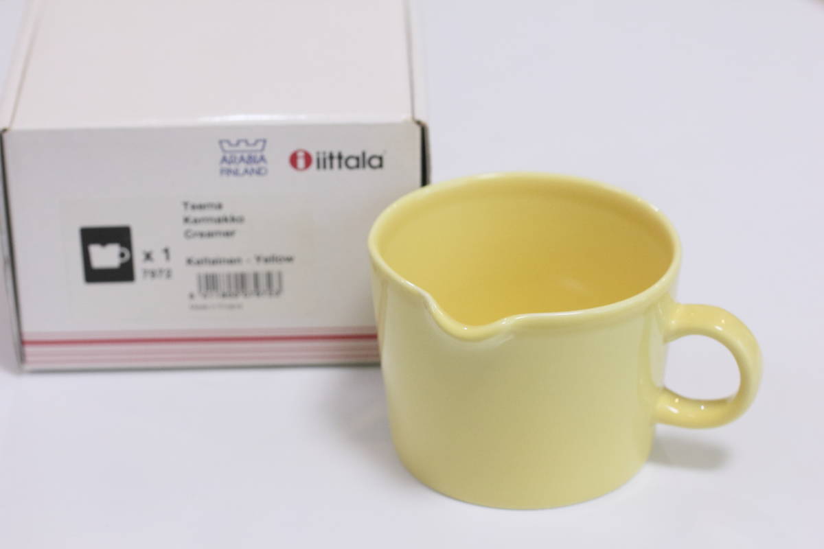7145 未使用 ティーマ クリーマー イエロー 廃盤 teema iittala ARABIA 