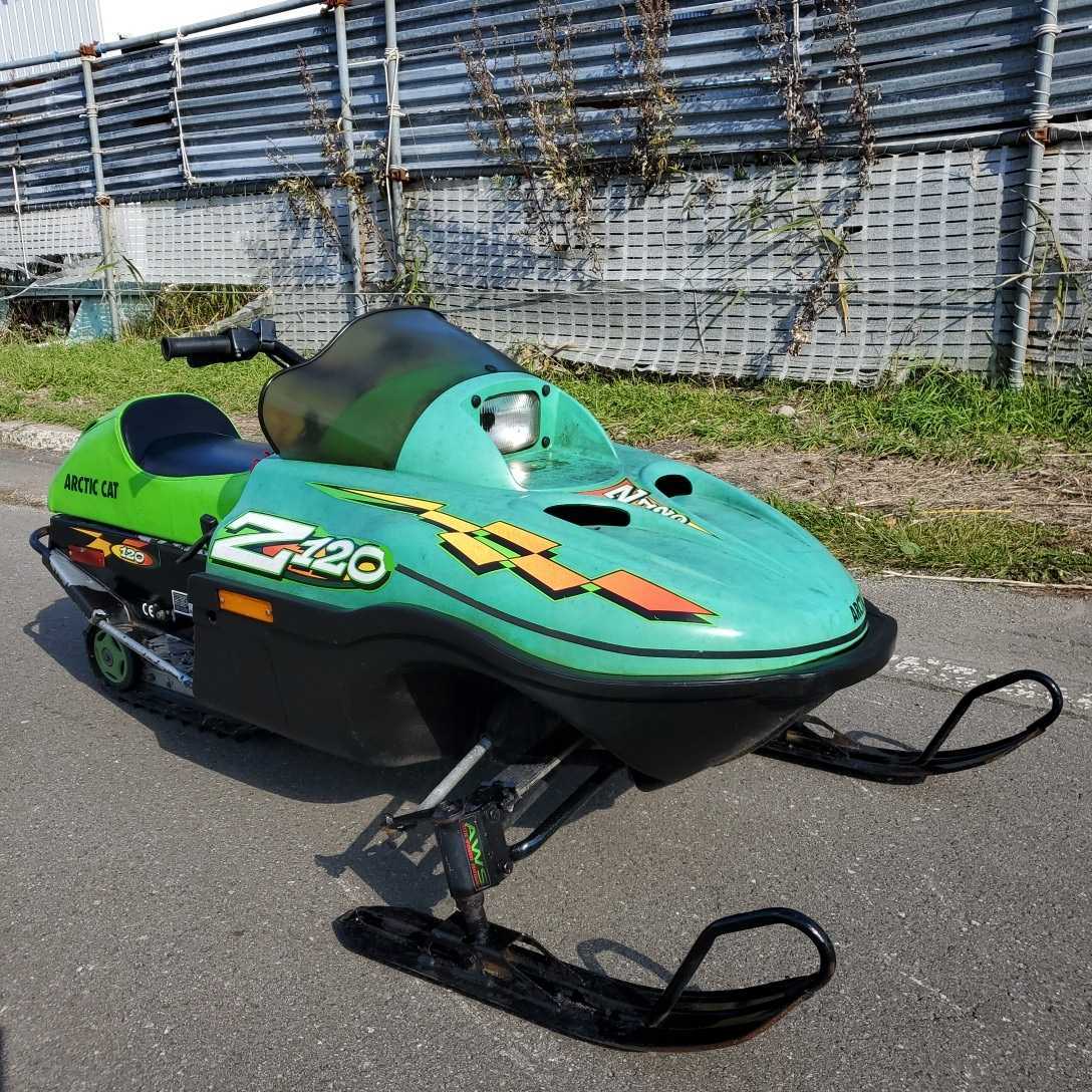 ☆道東発☆CAT Z120 4スト 子供用マシン スノーモービル 北海道(スノー 