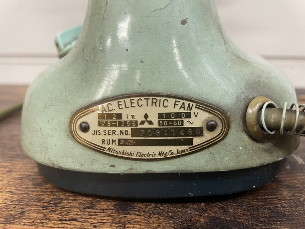 2025，爆買い 【10-118】A.C. ELECTRIC FAN 扇風機 3枚羽 金属台座