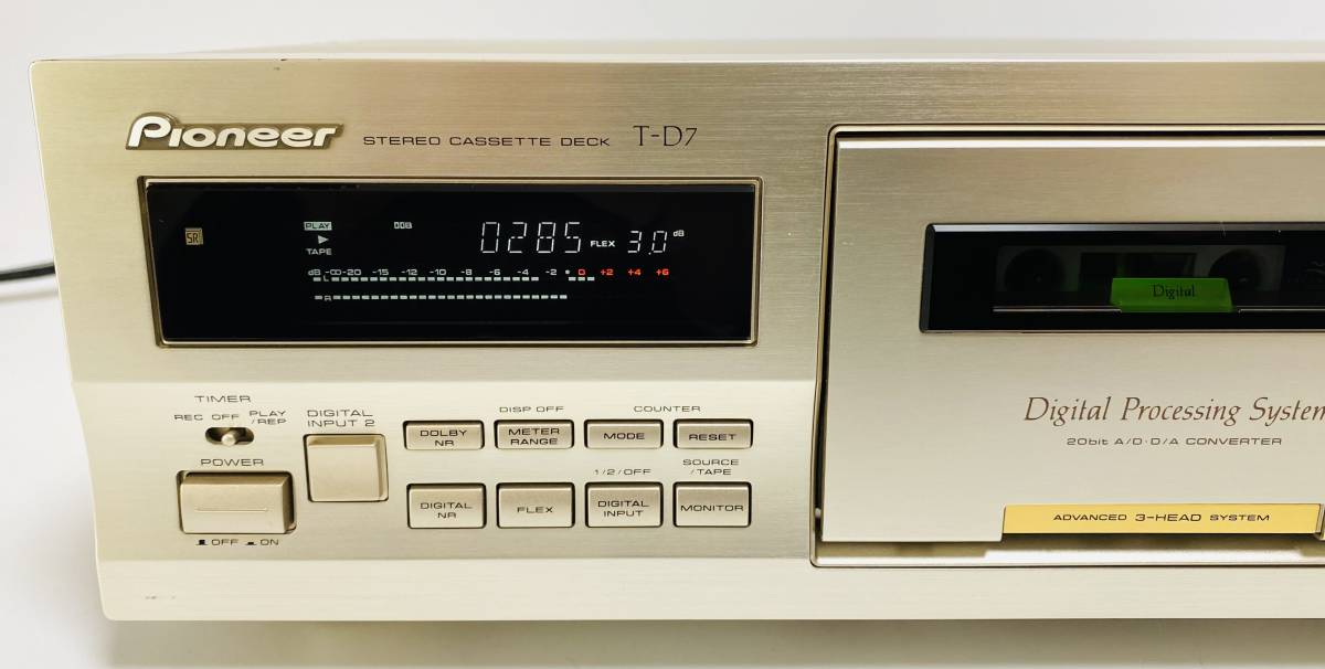 ☆即決/動作品☆ Pioneer パイオニア 【 T-D7 】 ステレオ カセット 