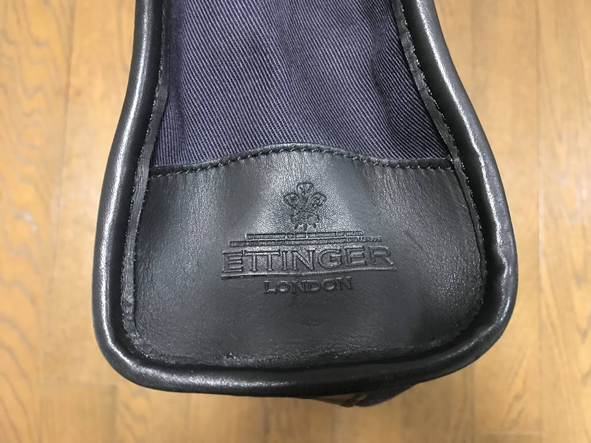 ETTINGER エッティンガー KEY STONE ブリーフケース ネイビー 美品