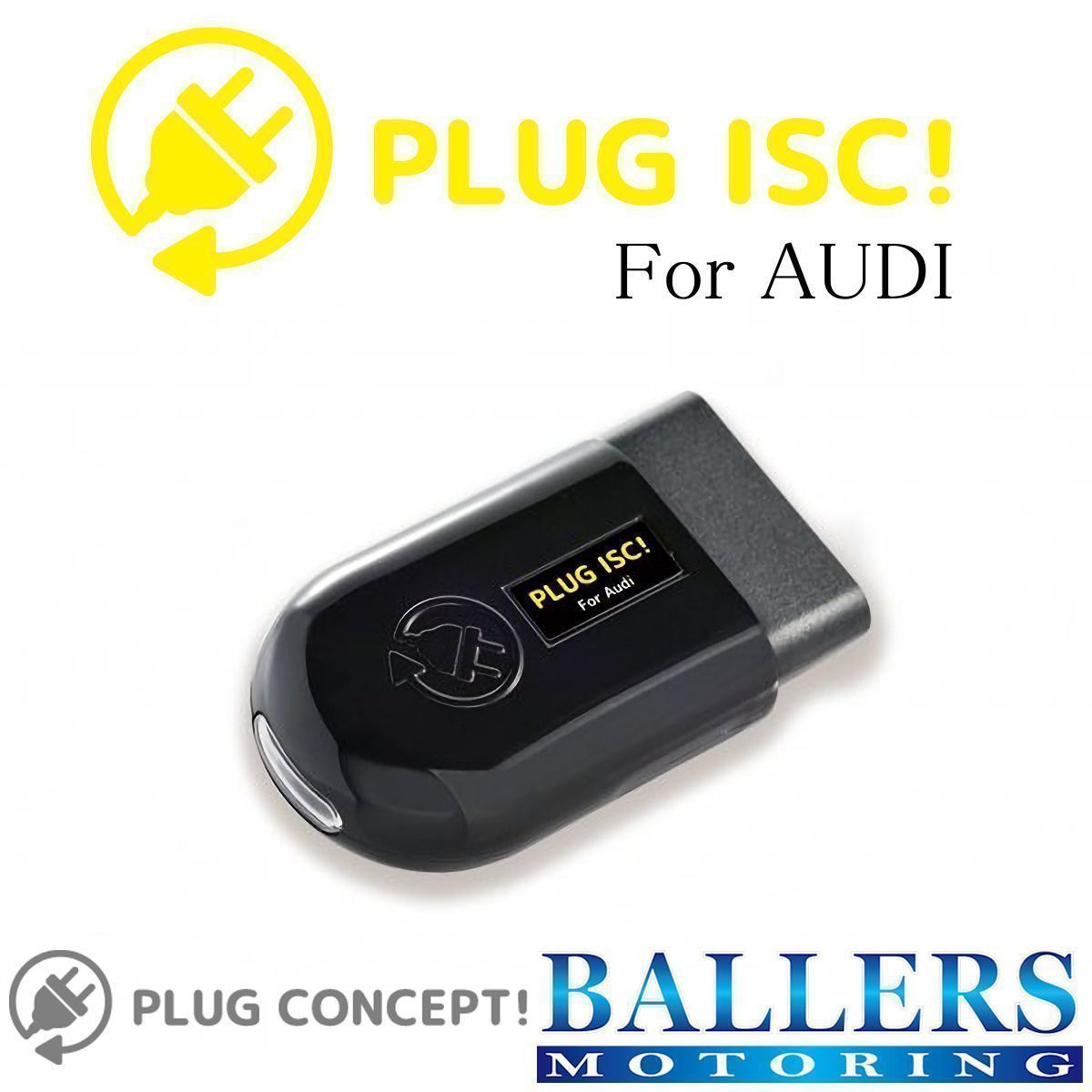 PLUG ISC! アウディ Q5/SQ5 8R 2013年～ アイドリングストップ キャンセラー 差し込むだけで設定完了！ コーディング AUDI 日本製