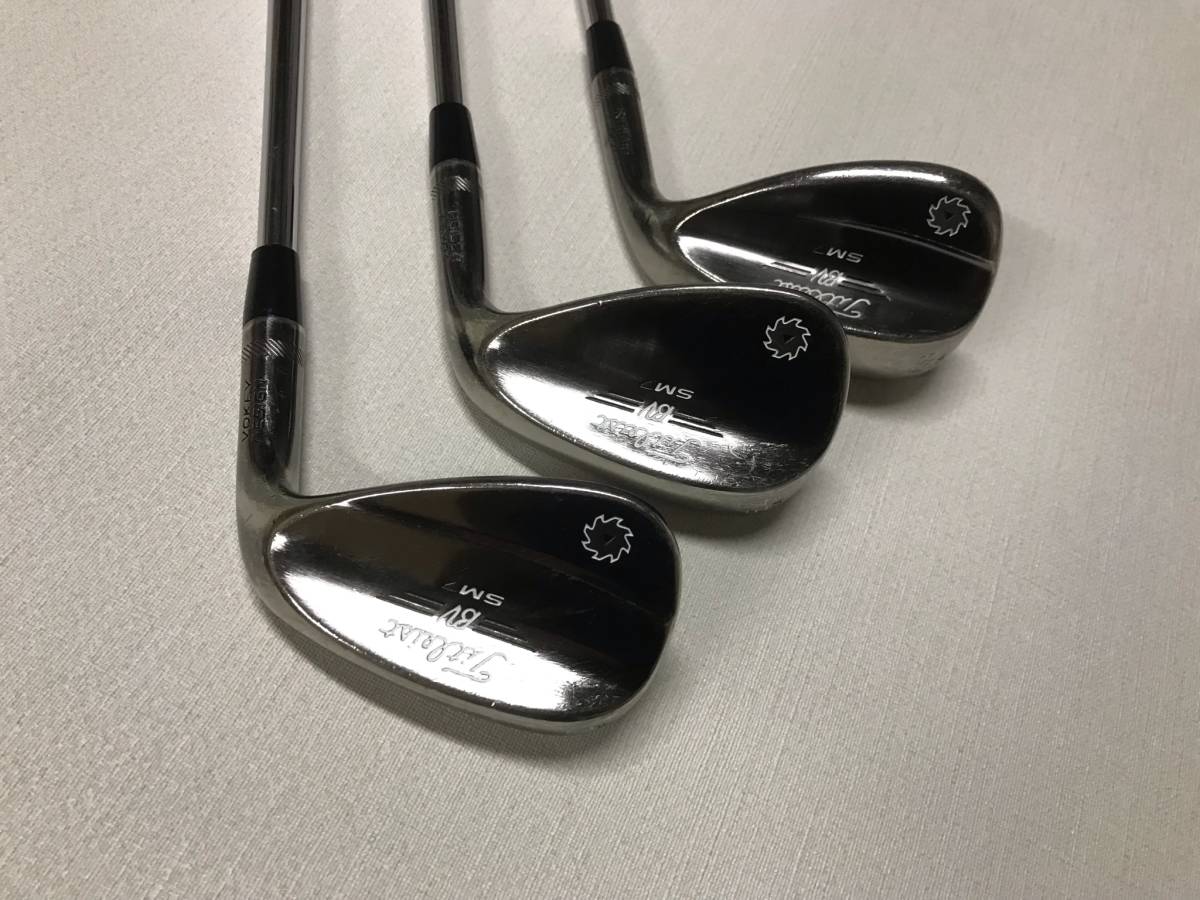VOKEY DESIGN ボーケイ SM7 WEDGE 50 54 58 3本 modus モーダス120 s 