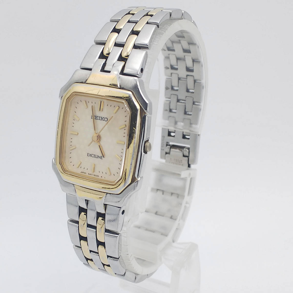 電池交換済】☆セイコー☆SEIKO☆エクセリーヌ☆Exceline☆ゴールド 