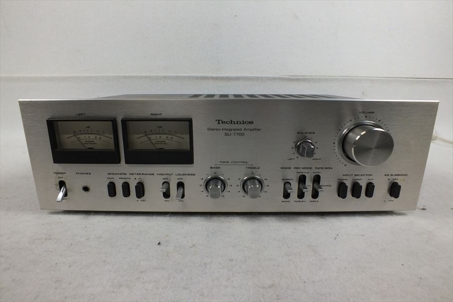 Technics テクニクス プリメインアンプ SU-7700 SU-7700Ⅱ アンプ II