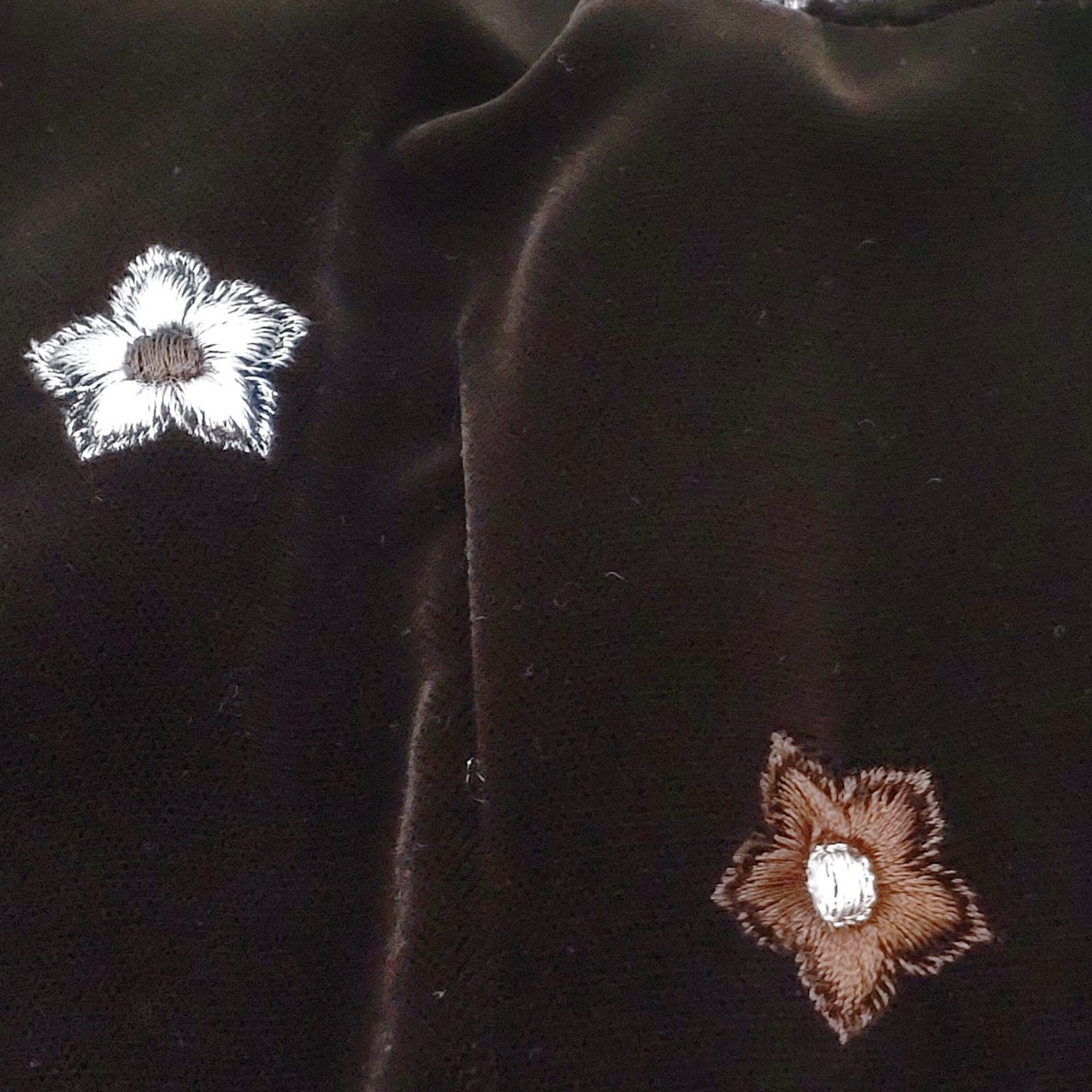 M’S GRACY　ジャケット・ワンピースセット　サイズ42　ブラウン　お花刺繍　ベルベット　エムズグレイシー M\u0027S GRACY ワンピース レディース GRACY上下セットエムズグレイシー『ワンピース・ジャケット by