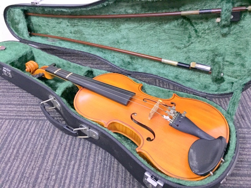 4⁄4 SUZUKI Anno1984 Violin SUZUKIバイオリン No.520 カーボン弓 NO