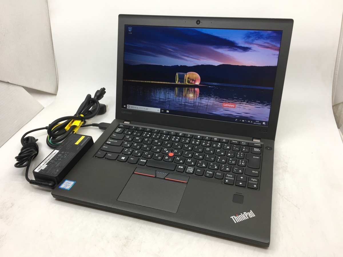 Lenovo】ThinkPad X270 Core i5-6300U 2.4GHz メモリ16GB SSD256GB 