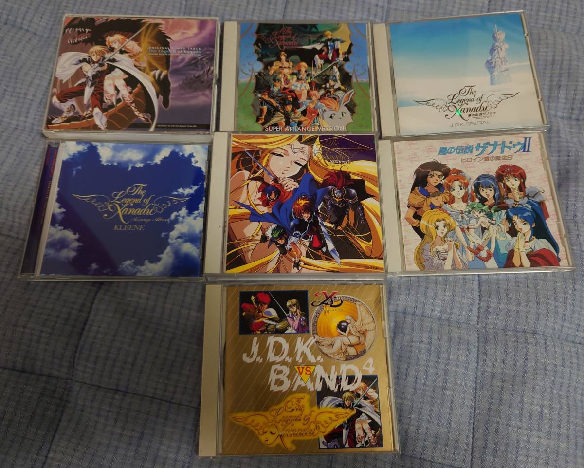 【全国無料，本物保証】 風の伝説ザナドゥ ＣＤ7本セット(ゲーム一般)｜売買されたオークション情報、yahooの商品情報をアーカイブ公開 - オークファン ゲーム一般
