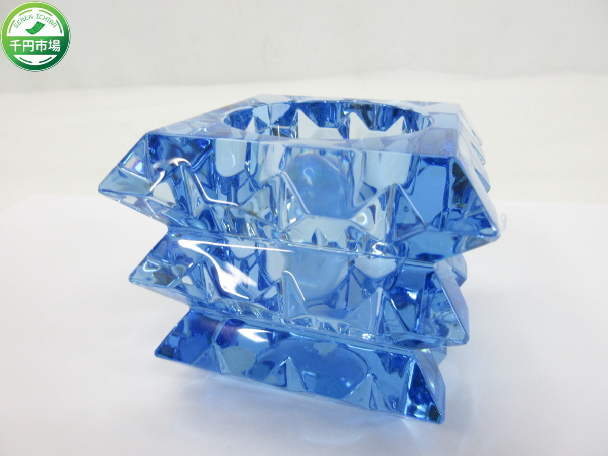 Y-4236】Baccarat バカラ クリスタルガラス ペン立て ペンホルダー