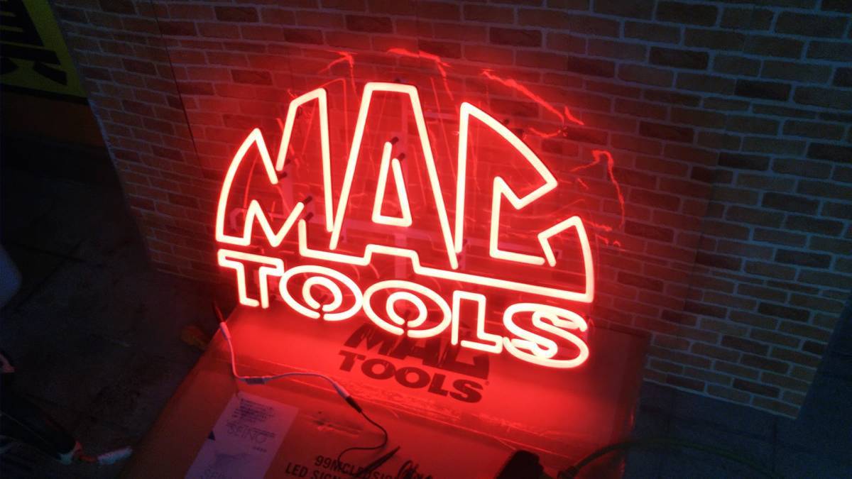 マックツール LED ネオンサイン MAC TOOLS スナップオン 工具 看板 MAC 
