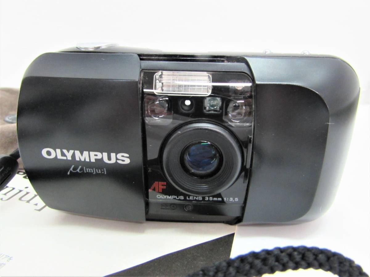 OLYMPUS μ 初代 オリンパス mju F3.5 1円 カメラ、光学機器 1円〜動作