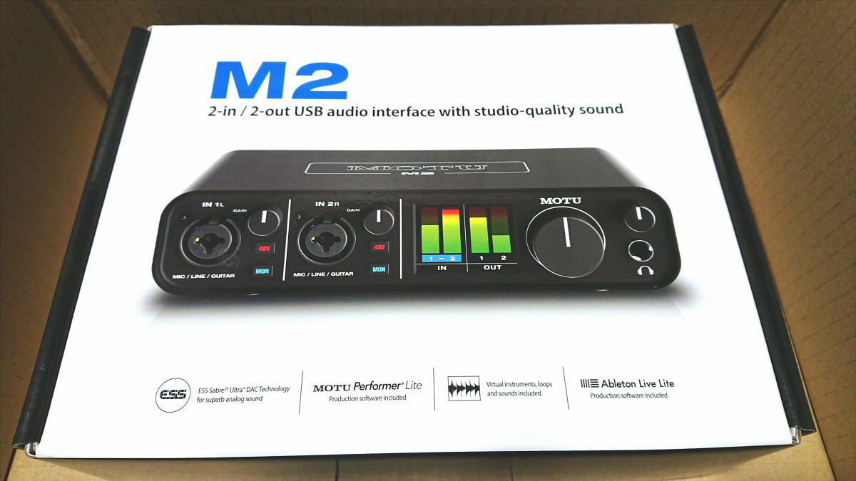 MOTU M2 オーディオインターフェース 国内 オーディオ MOTU M2 オーディオインターフェース 国内 オーディオ