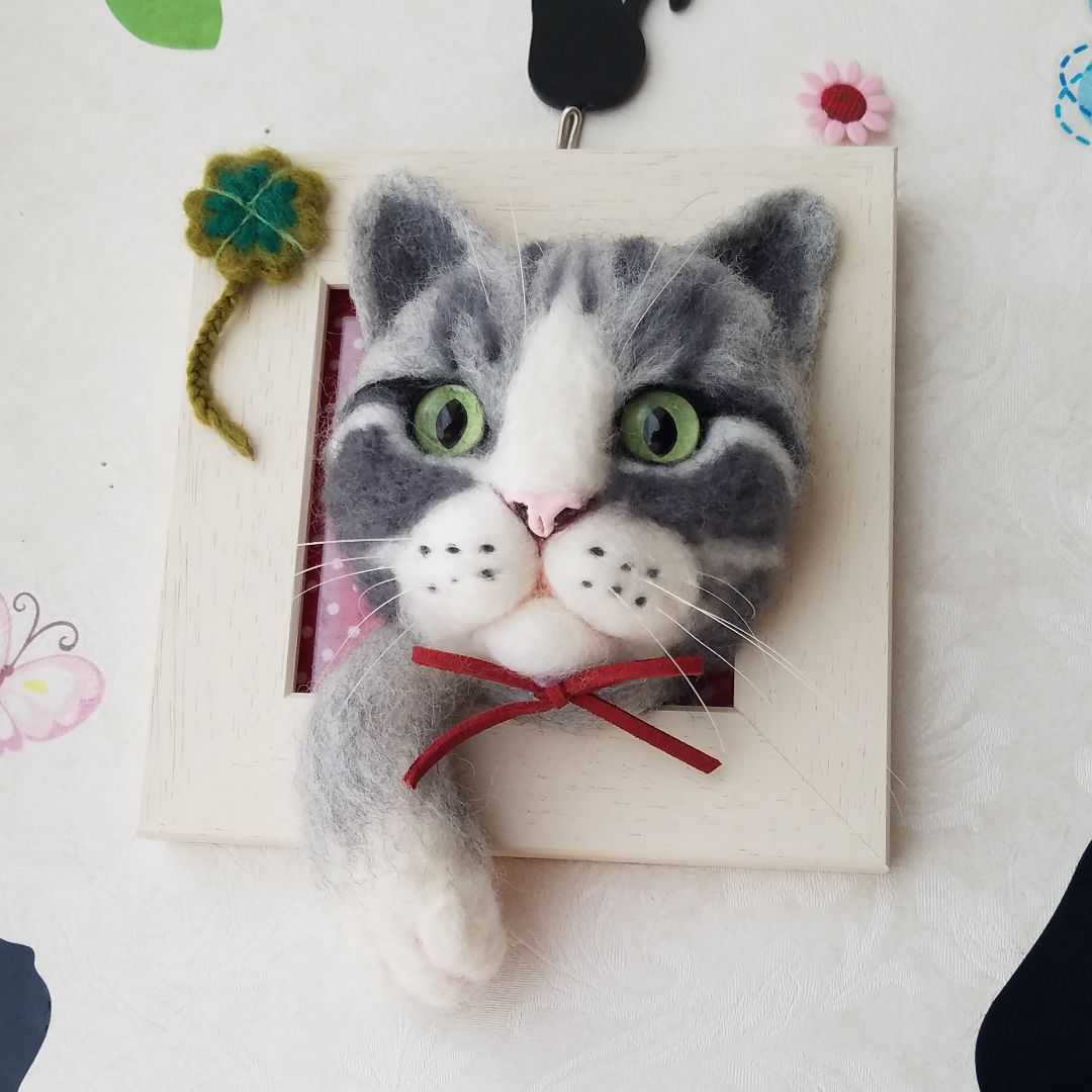 羊毛フェルトネコ ハンドメイド サバトラネコ サバトラ猫 羊毛フェルトフレーム猫 サバトラちゃん サバトラ猫 羊毛フェルトリアル猫 羊毛フェルト 売買されたオークション情報 Yahooの商品情報をアーカイブ公開 オークファン Aucfan Com