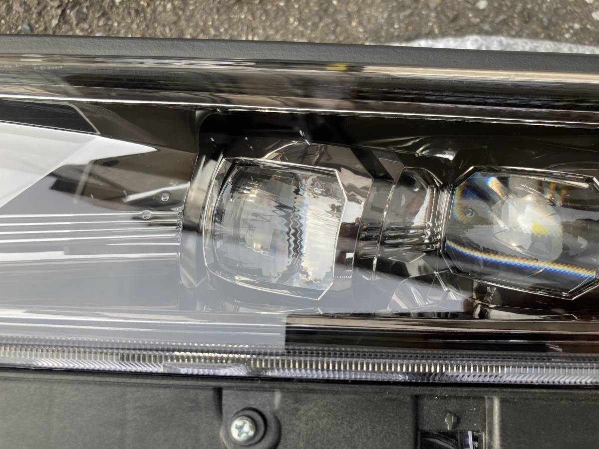 0 後期 LED アルファード 3眼 左 トヨタ純正 ヘッドランプ ヘッド 