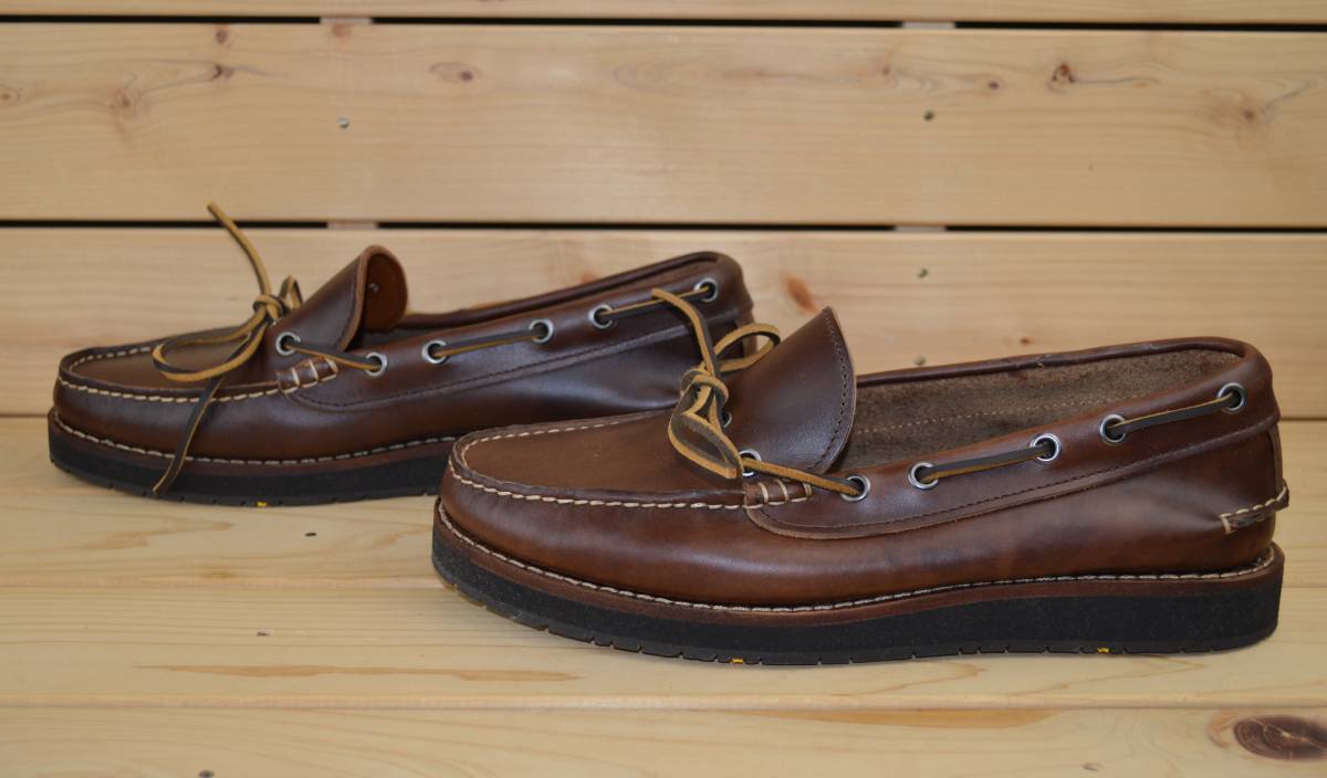J&W DAWSON モカシン ブラウン 27.5cm ドーソン ビブラムソール