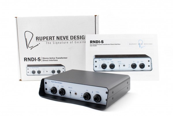 RNDI-S Neve Rupert Stereo Designs Active Direct Transformer Box