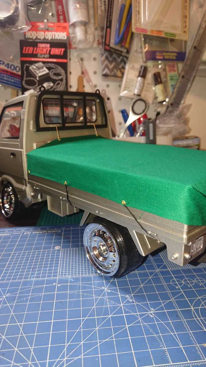 WPL D12 荷台シート(自作品)_2