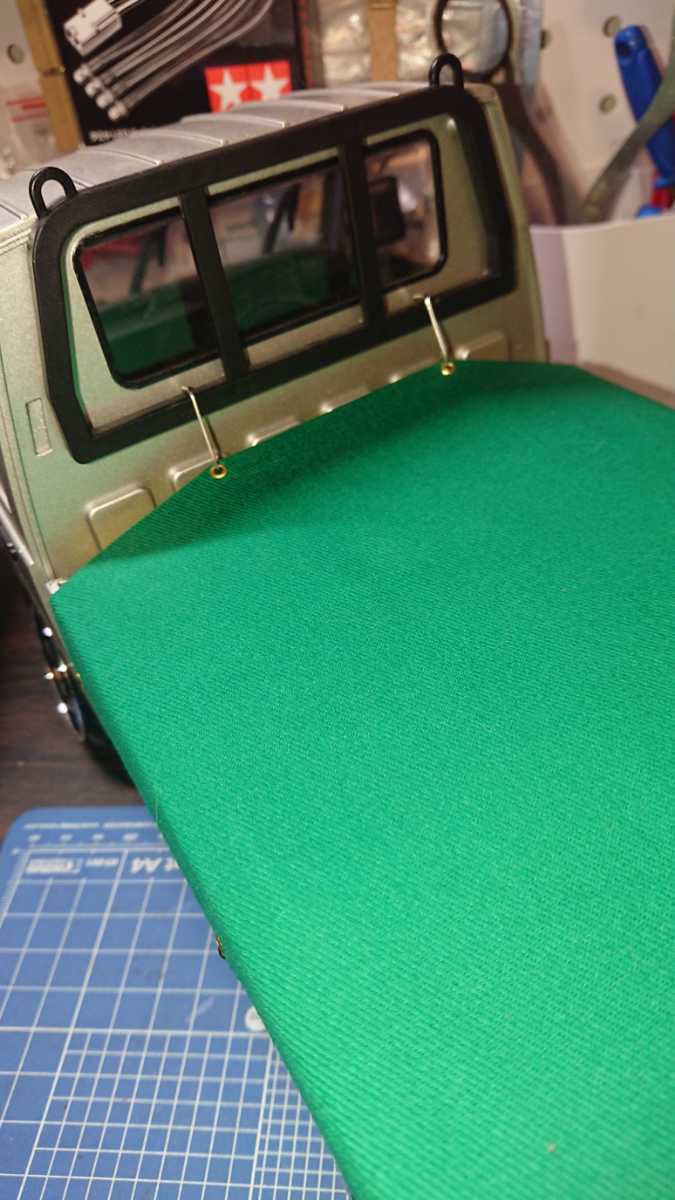 WPL D12 荷台シート(自作品)_3