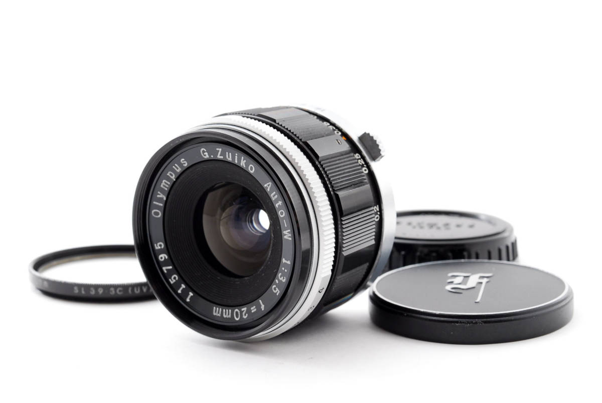 良品】オリンパス OLYMPUS G.ZUIKO AUTO-W 20mm F/3.5 Lens for PEN F