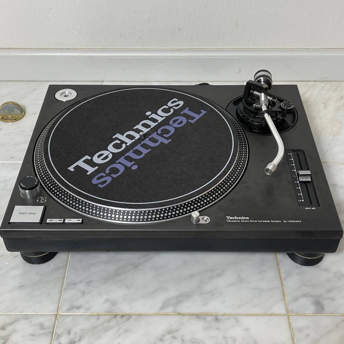 Technics SL-1200MK3 レコードプレーヤー ターンテーブル 動作確認済