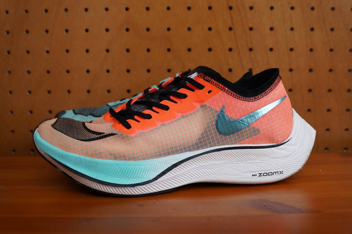 中古 26.5cm NIKE ZOOMX VAPORFLY NEXT% Ekiden cd4553-300 aurora