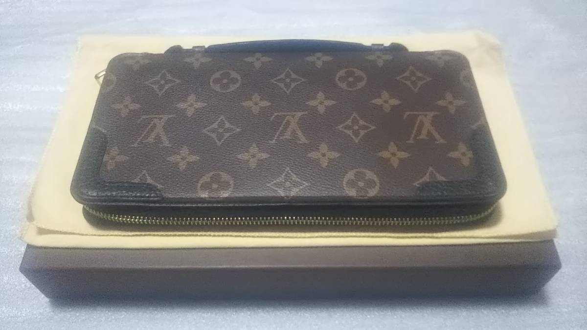 美品 ルイ・ヴィトン モノグラム ジッピー オーガナイザー M62581 長 