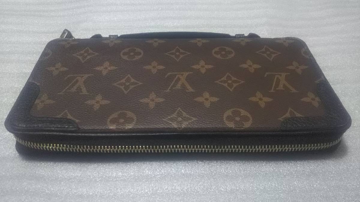美品 LOUIS VUITTON ルイヴィトン モノグラム ノワール ラウンド 