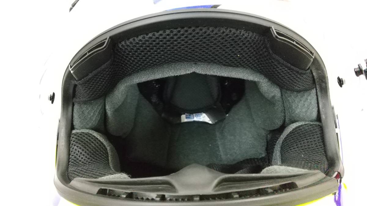 ★美品　Arai　アライ　ヘルメット　QUANTUM-J AEGERTER　Mサイズ（57-58cm）　フルフェイス　オンロード_5